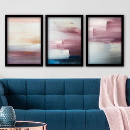 Wallity Cuadro Decorativo Enmarcado Multicolor (3 Piezas)